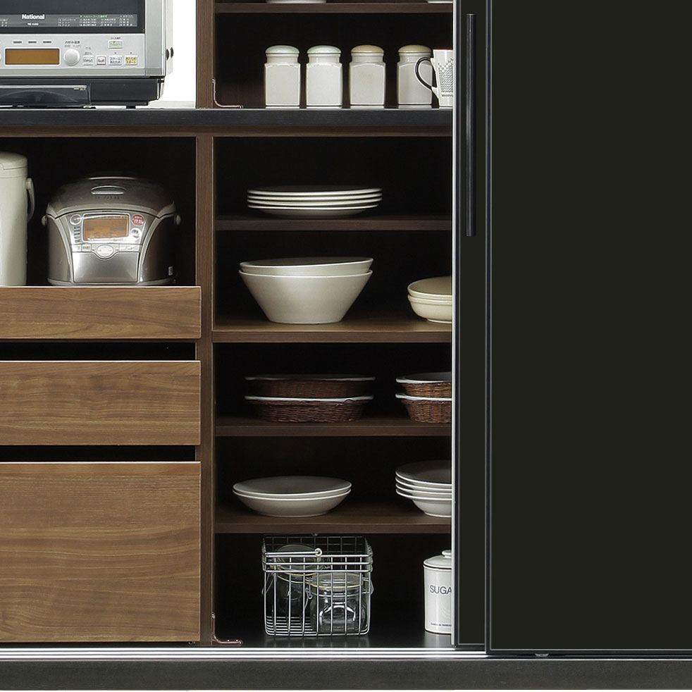 食器棚「NERO(ネロ)」幅161cm - 家具・インテリア通販のクラスティーナ