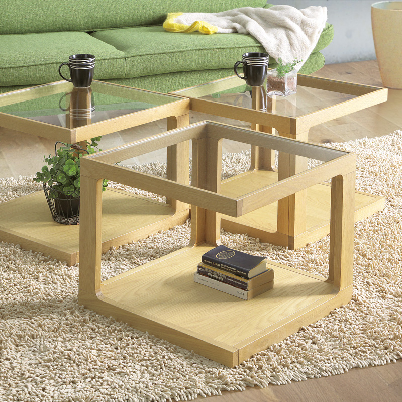 リビングテーブル「DUG（ダグ）」幅50cm/3つタイプ - 家具・インテリア ...