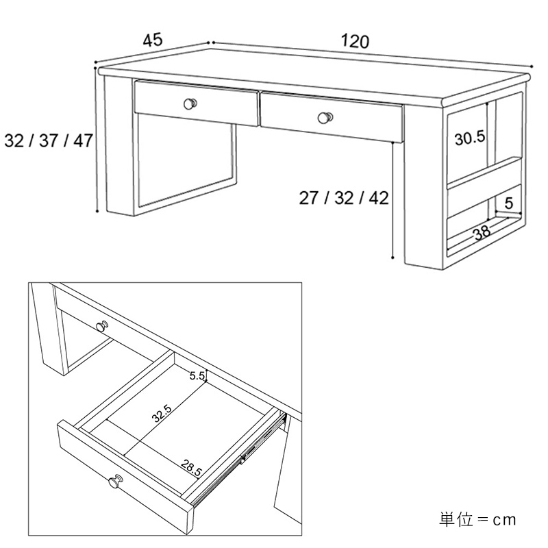 リビングテーブル「JESS（ジェス）」幅120cm - 家具・インテリア通販の